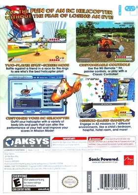 MiniCopter- Adventure Flight box cover back